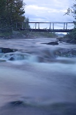 Gutua är nationalparkens gräns i söder.