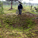 Fångstgrop vid Tandsjön.